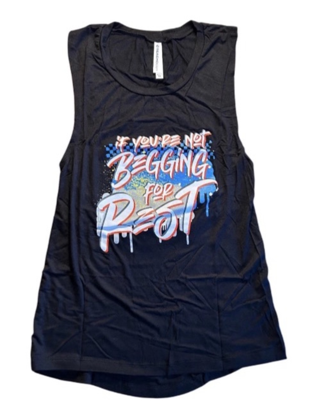 Beachbody If You’re Not Begging For Rest Top Gym Training Oversized Athletic XS